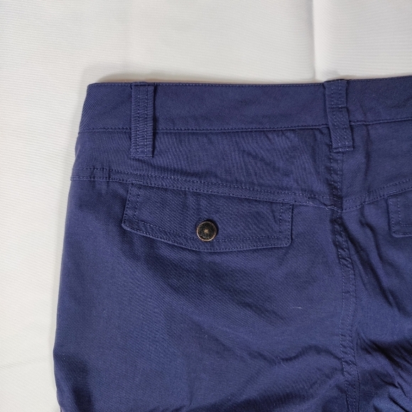 Athleta Stellar Straight Pant Navy Blue Slash Pockets Womens 8 Casual Lightweigh - Picture 6 of 12